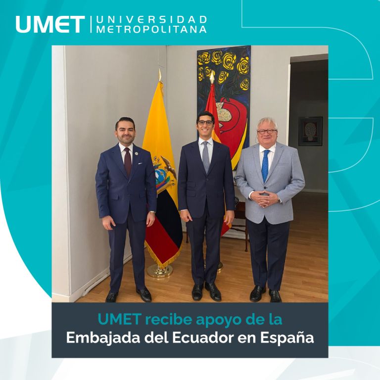 UMET recibe apoyo de la Embajada del Ecuador en España