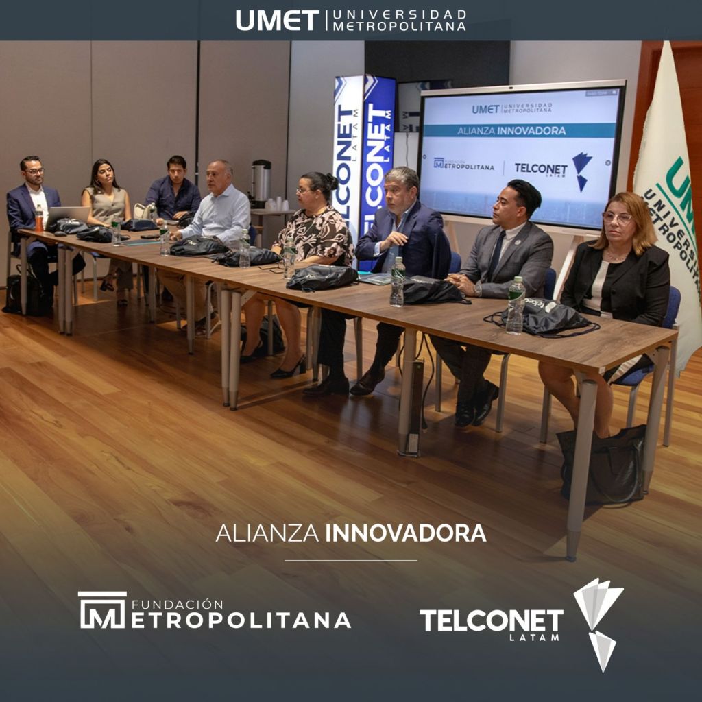 La Universidad Metropolitana en conjunto con la Fundación Metropolitana, firman una 𝗔𝗹𝗶𝗮𝗻𝘇𝗮 𝗜𝗻𝗻𝗼𝘃𝗮𝗱𝗼𝗿𝗮 𝗰𝗼𝗻 𝗧𝗲𝗹𝗰𝗼𝗻𝗲𝘁 para el futuro de las telecomunicaciones.