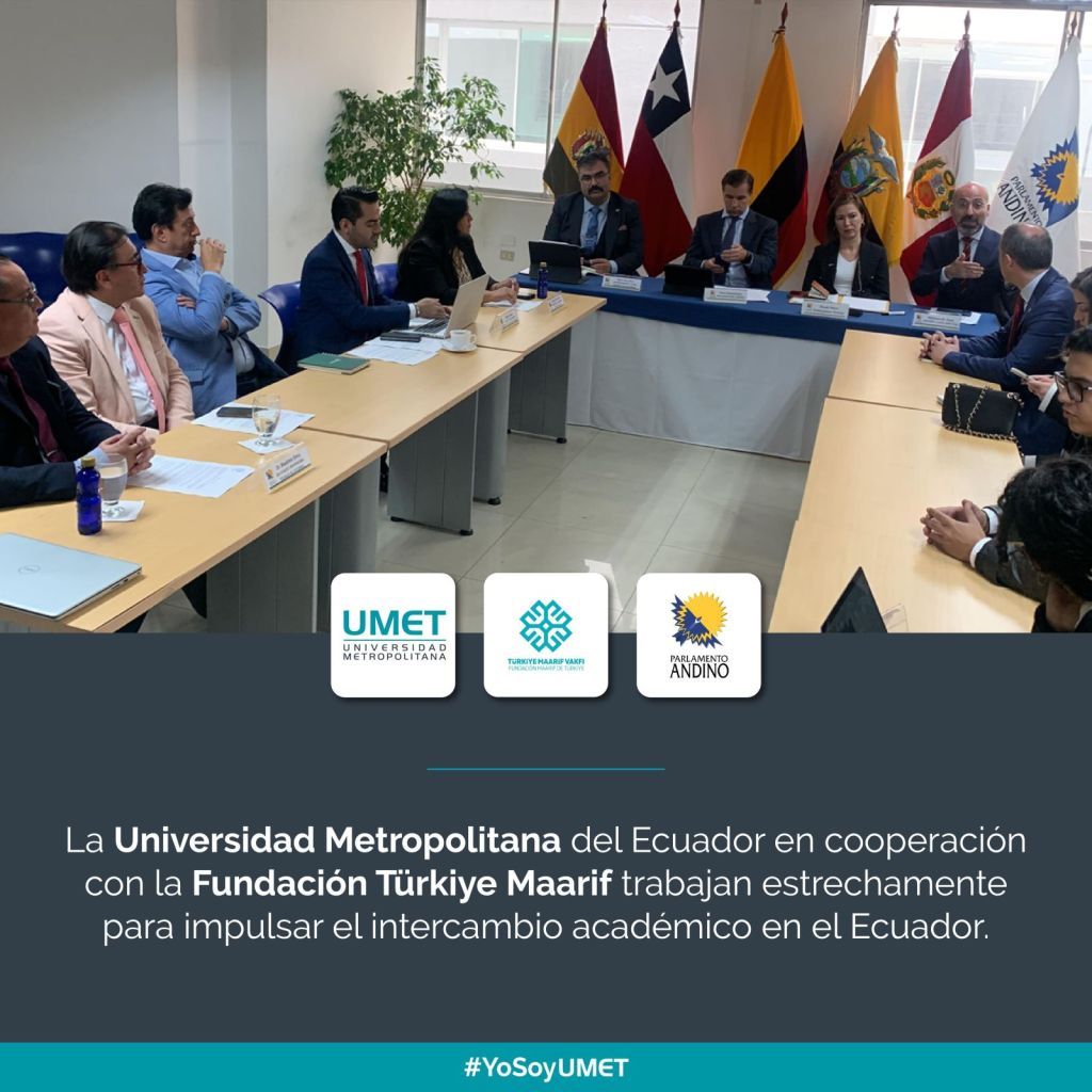 La Universidad Metropolitana del Ecuador en cooperación con la Fundación Türkiye Maarif trabajan estrechamente para impulsar el intercambio académico en el Ecuador.