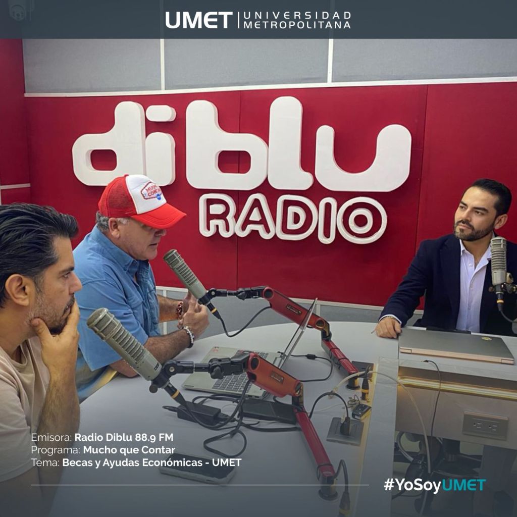 Entrevista en Radio Diblu 88.9 FM sobre becas y ayudas económicas de la UMET