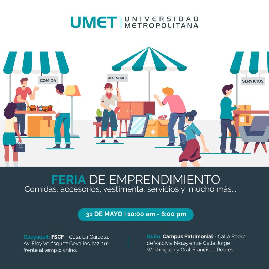 Invitación - Feria del Emprendimiento en la UMET