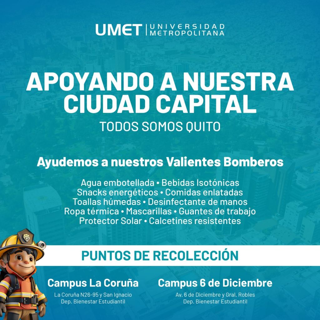 A toda la comunidad universitaria de la Ciudad de Quito