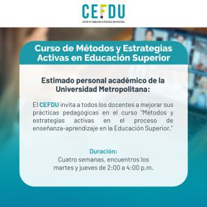 curso cefdu umet