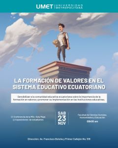 La Formacion de Valores en el Sistema Educativo Ecuatoriano umet 2024