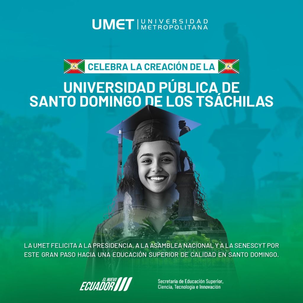 La UMET celebra la creación de la Universidad Pública de Santo Domingo de los Tsáchilas