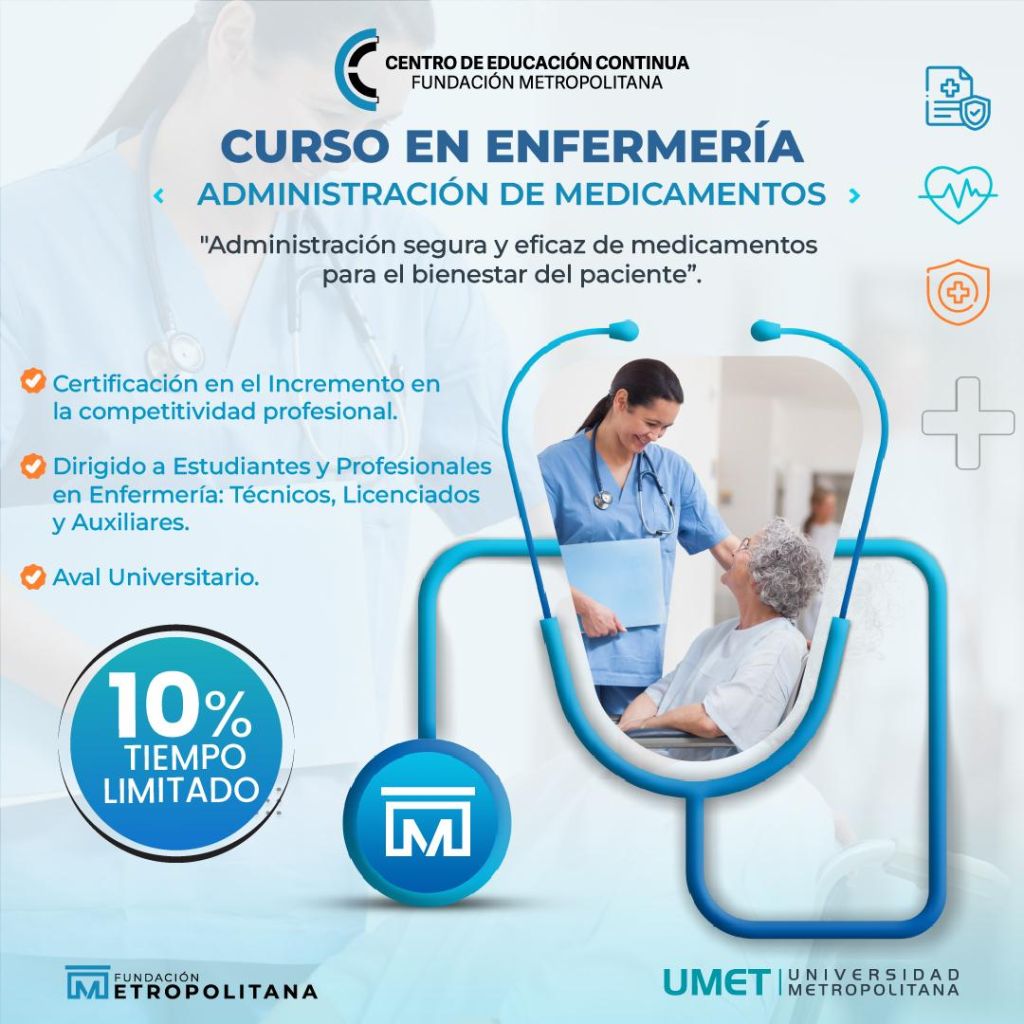 Curso de Enfermería en Administración de Medicamentos