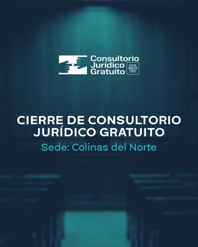 Cierre del Consultorio Jurídico Gratuito sede Colinas del Norte