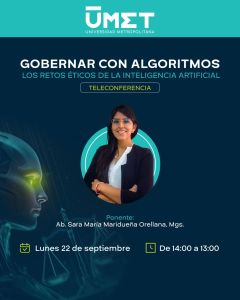 gobernar algoritmos umet 1