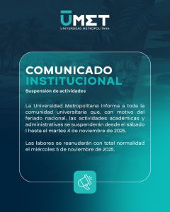feriado difuntos umet 2025