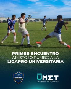 Universidad Metropolitana 86 encuentro amistoso futbol umet 1