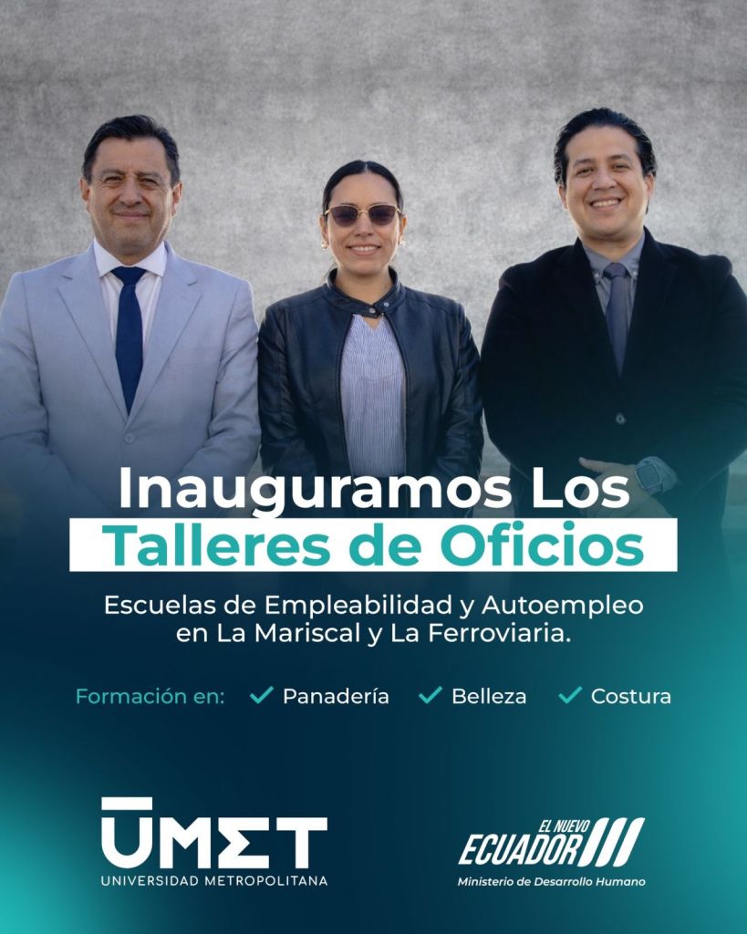Inauguramos los Talleres de Oficios en La Mariscal y La Ferroviaria