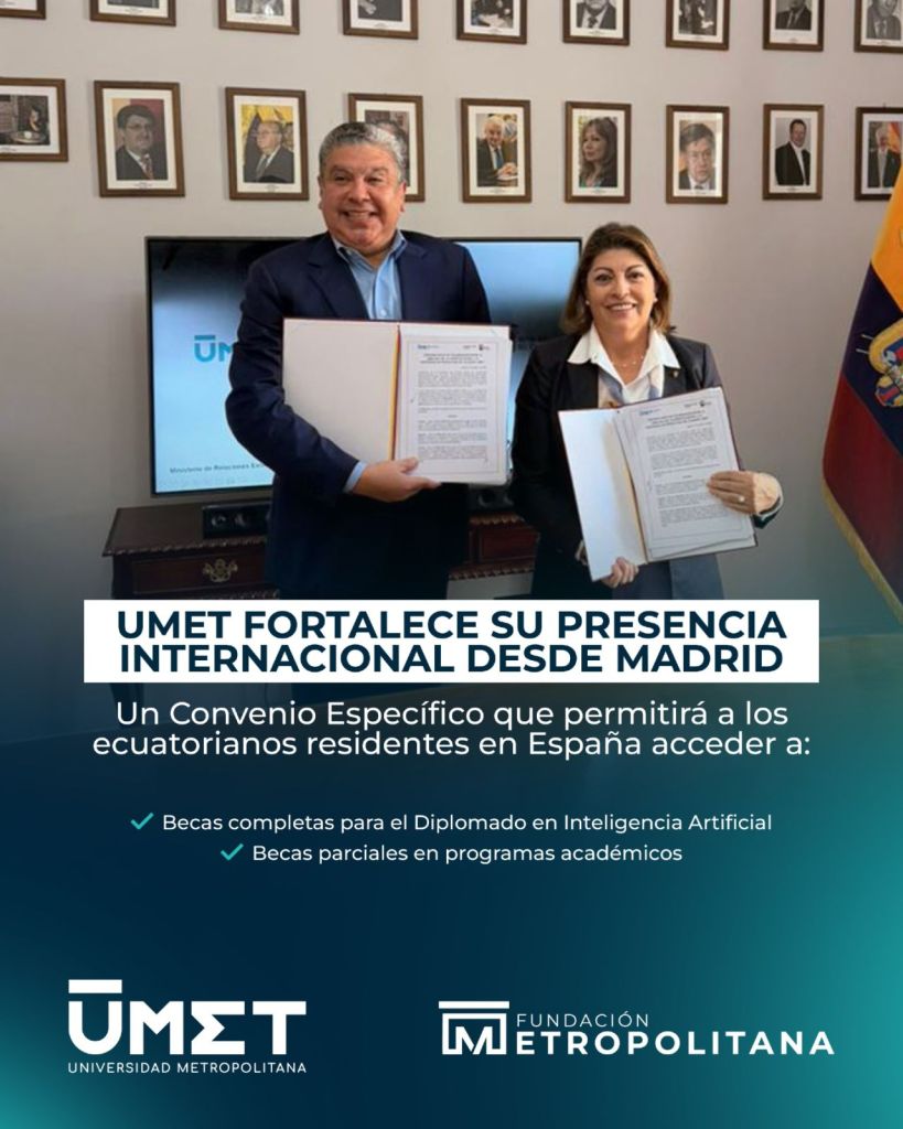 UMET fortalece su presencia internacional desde Madrid